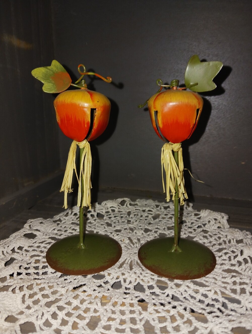 Handcrafted Primitibe Pumpkin Bells